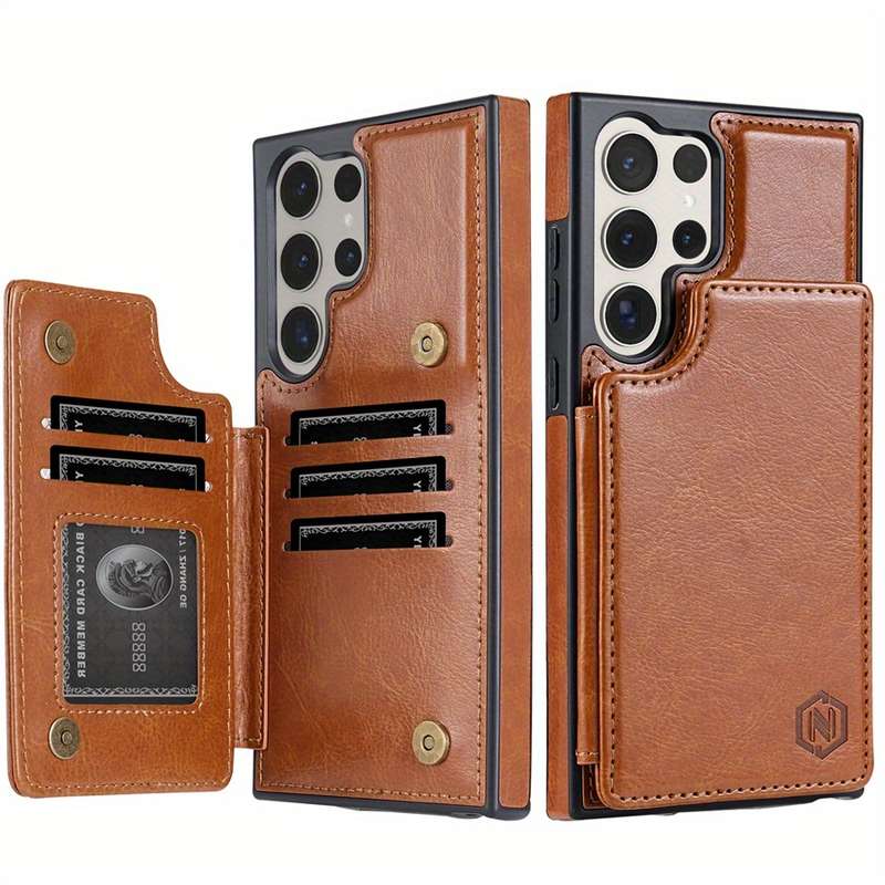 1pc A Brown For Samsung Galaxy S24 Ultra Phone Cases
