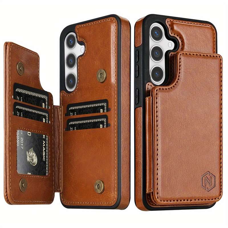 1pc A Brown For Samsung Galaxy S24 Phone Cases