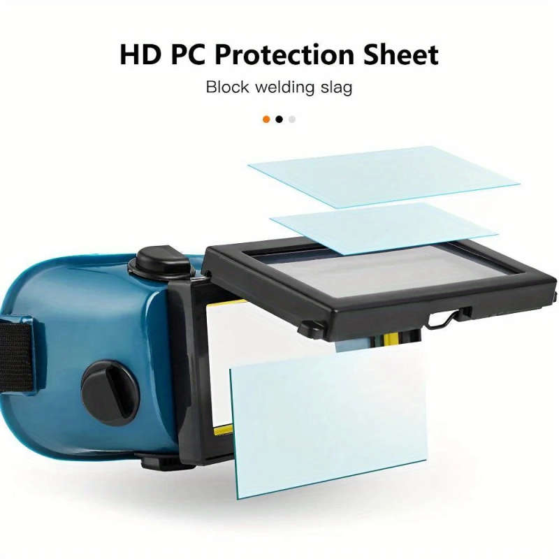 1pc Auto-Darkening Welding with Comfortable Adjustable Eye Mask for Safe Welding Grinding