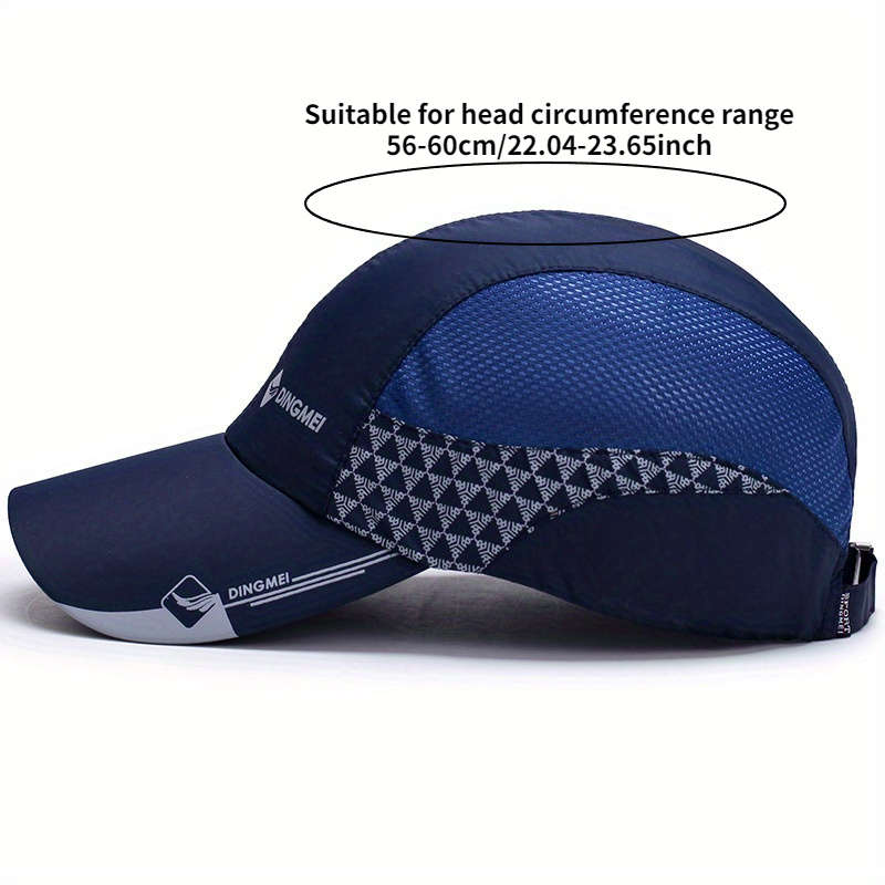 1pc A Unisex Summer Travel Baseball Cap for Men Perfect for Outdoor Leisure Activities.