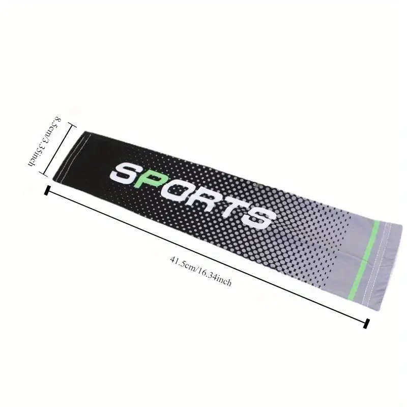 2pcs Cooling Arm Sleeves for Outdoor Sports UV Protection Breathable Nylon Ideal for Golf Cycling