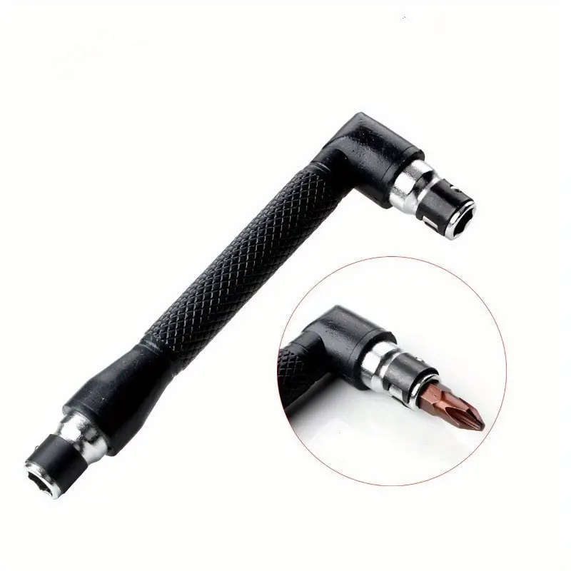 Versatile L Shape Socket Wrench Screwdriver Extension Handle Portable No Power Needed Ideal for