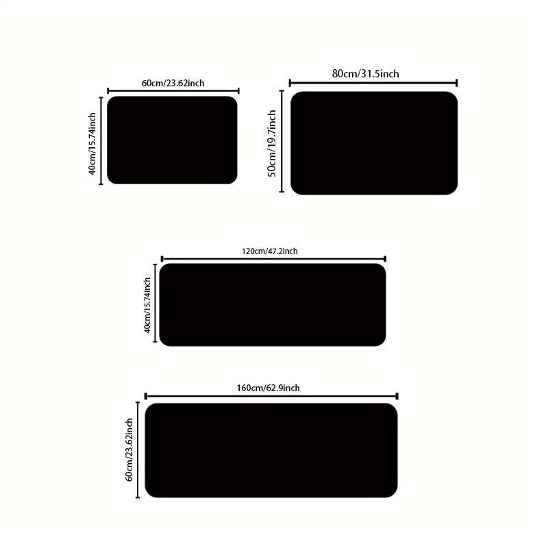 1Pc 60x160cm 23.62x62.99inch Floor Mat