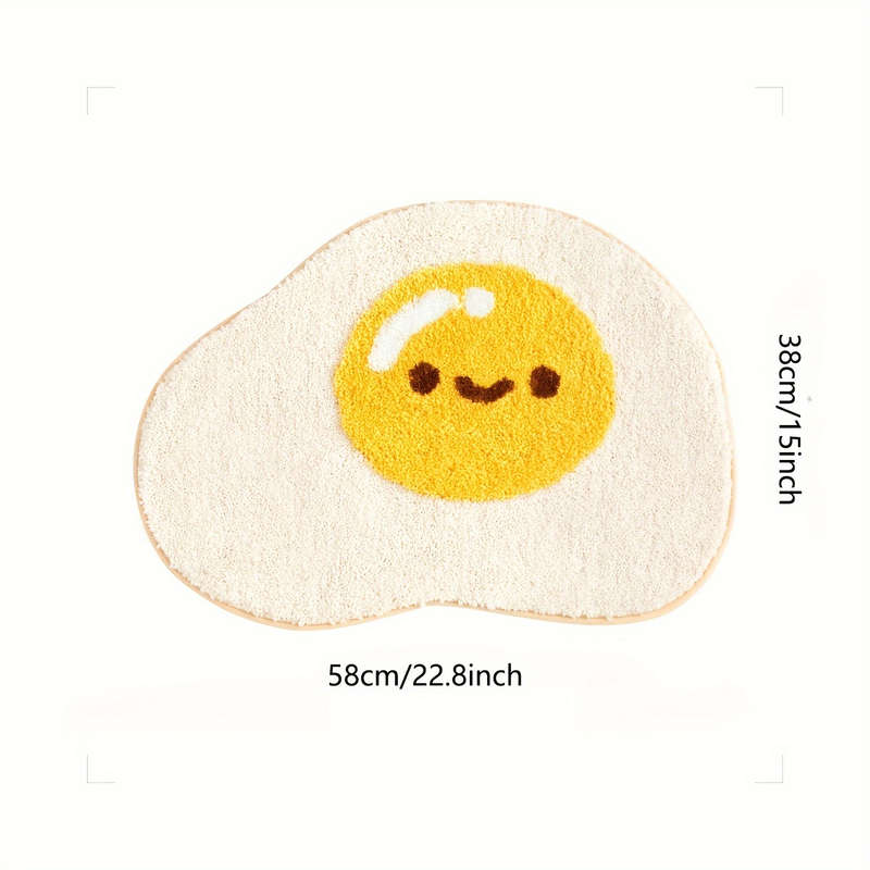 1Pc 38x58cm Egg Floor Mat