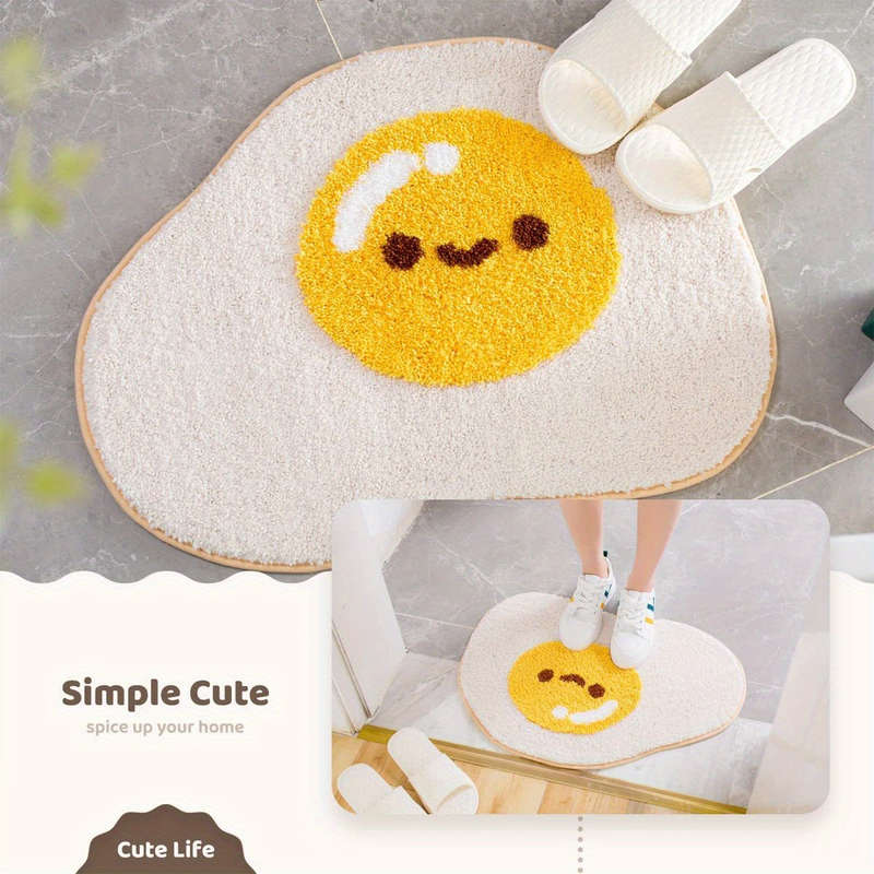 1Pc 38x58cm Egg Floor Mat