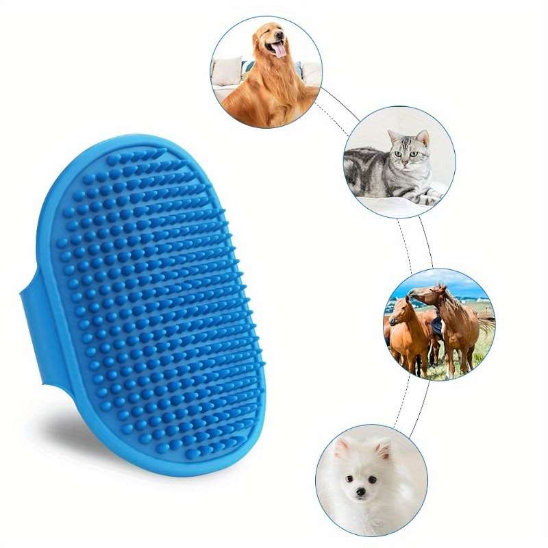 1pc Blue Add Green Pet Comb
