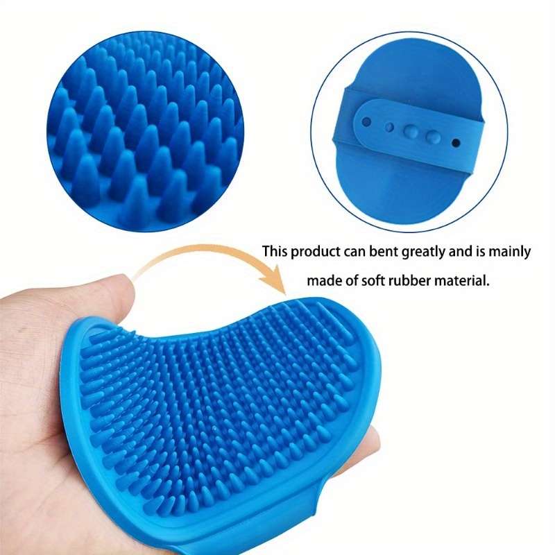 1pc Blue Add Green Pet Comb