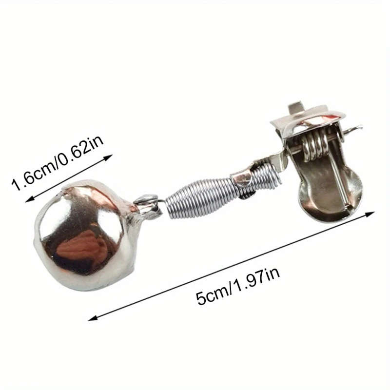 10pcs Fish Alarm Adjustable Metal Fish Alarm Bells Portable Tackle Fishing