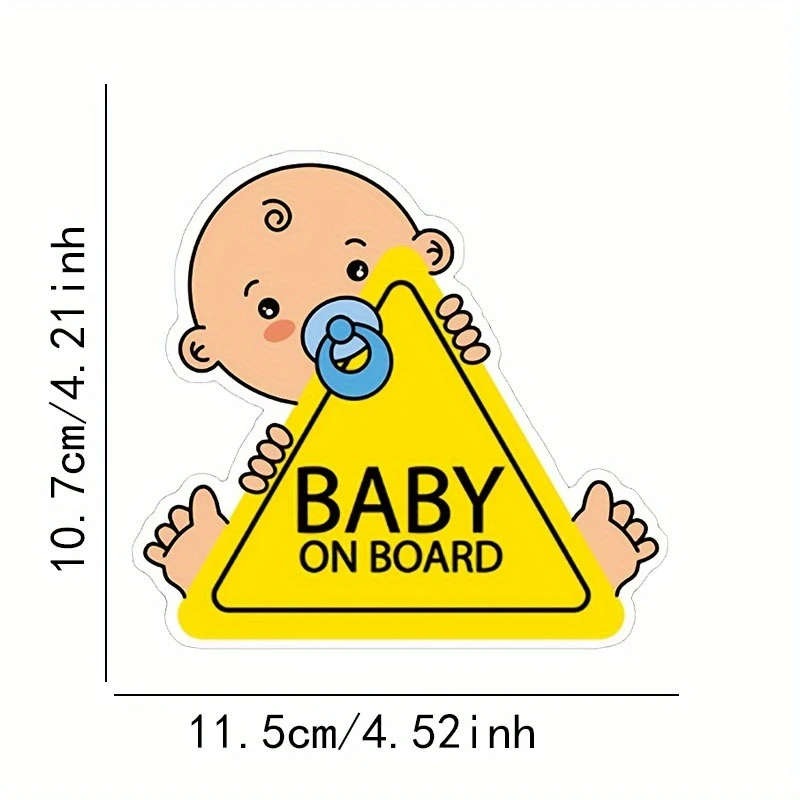 1pc Keep Your Baby Safe On The Road Car Decal Sticker Color sent randomly