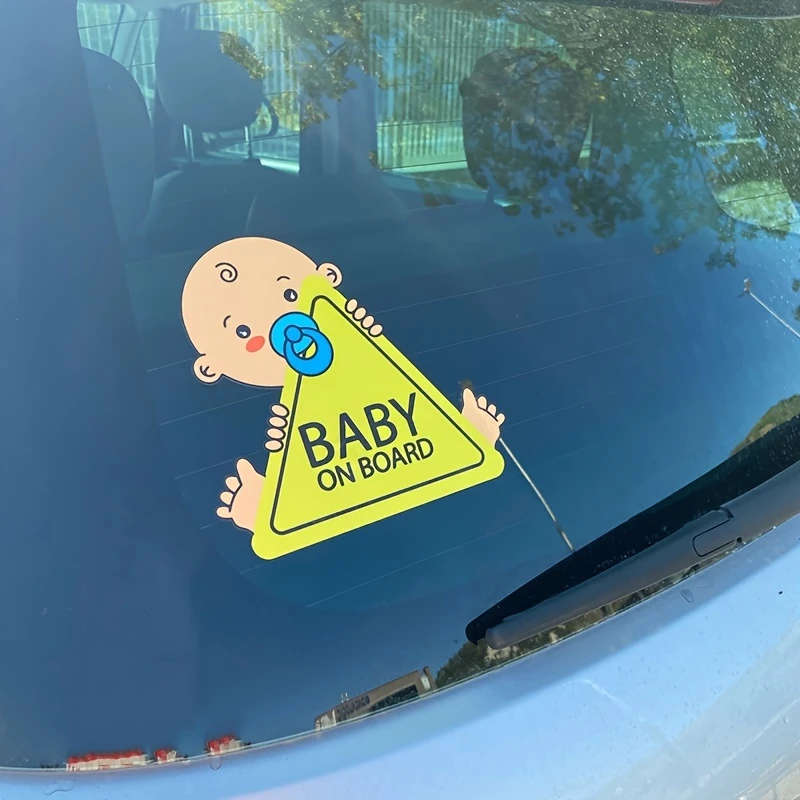 1pc Keep Your Baby Safe On The Road Car Decal Sticker Color sent randomly