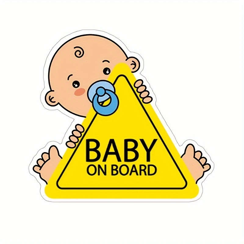 1pc Keep Your Baby Safe On The Road Car Decal Sticker Color sent randomly