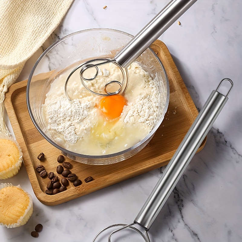 1pc Danish Dough Whisk Danish Dough Mixer Danish Dough Blender Dutch Bread Whisk Bread Bak