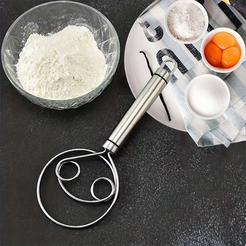 1pc Danish Dough Whisk Danish Dough Mixer Danish Dough Blender Dutch Bread Whisk Bread Bak