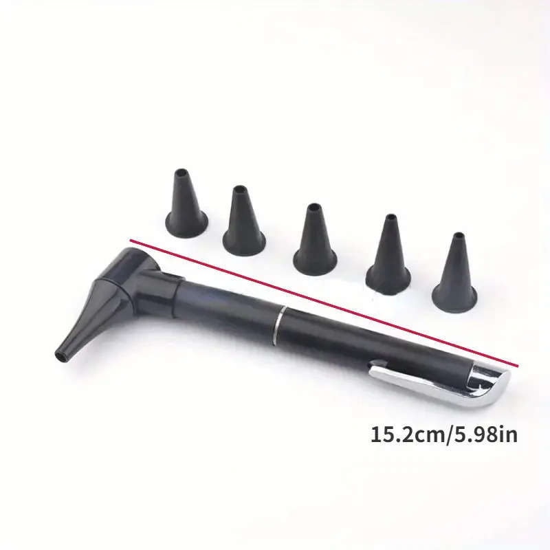 Professional Otoscope with LED Light Ear Care Magnifying Tool Set for Medical Diagnosis Cleanin