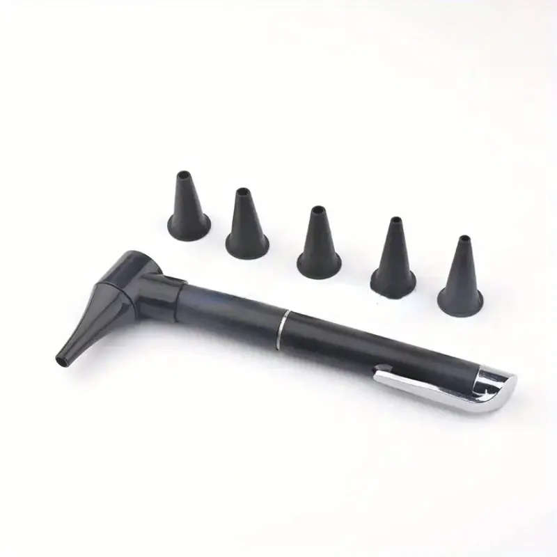 Professional Otoscope with LED Light Ear Care Magnifying Tool Set for Medical Diagnosis Cleanin