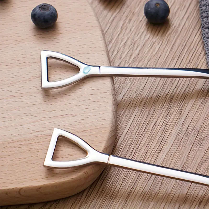 Set Of 6 Stainless Steel Dessert Spoons
