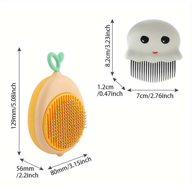 1pc Plastic Pet Comb