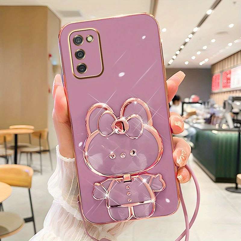 1pc Purple For Samsung Galaxy A03s Phone Cases