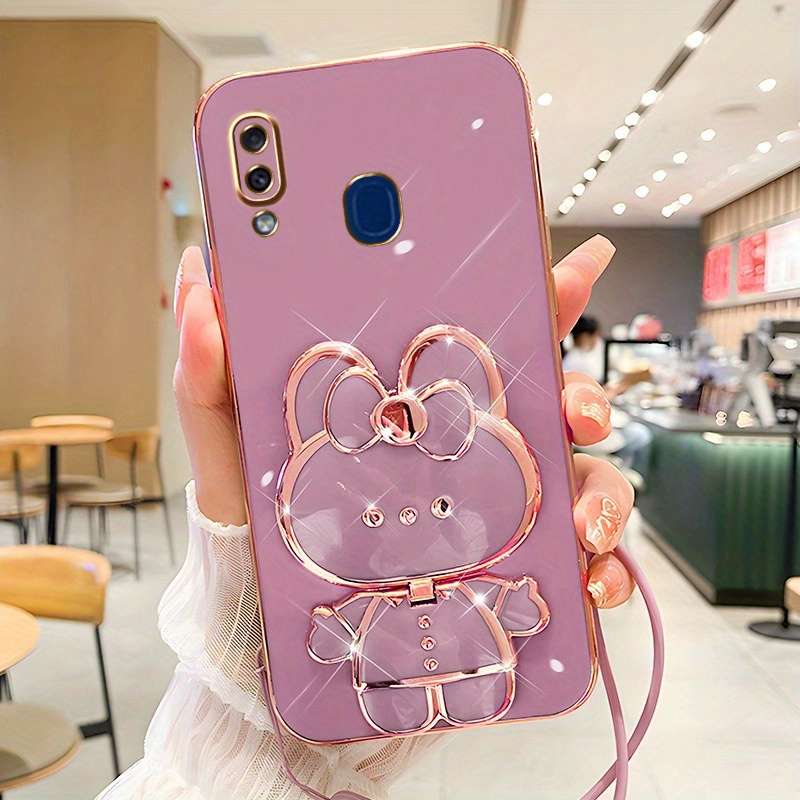 1pc Purple For Samsung Galaxy A20 Phone Cases