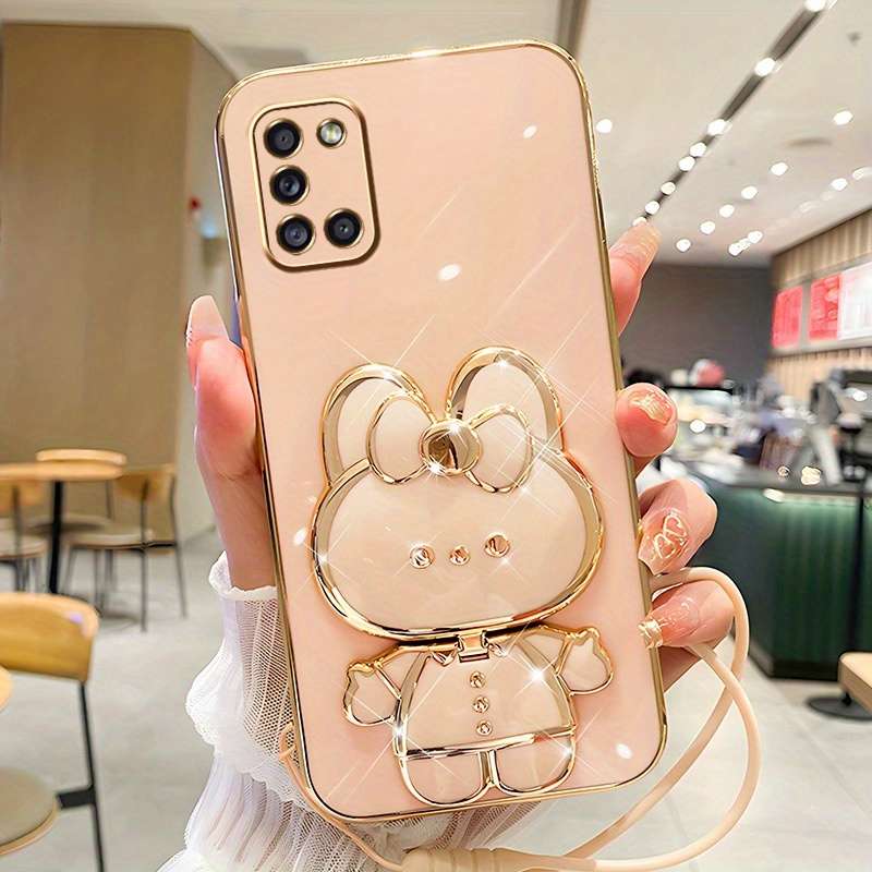 1pc Pink Color For Samsung Galaxy A31 Phone Cases