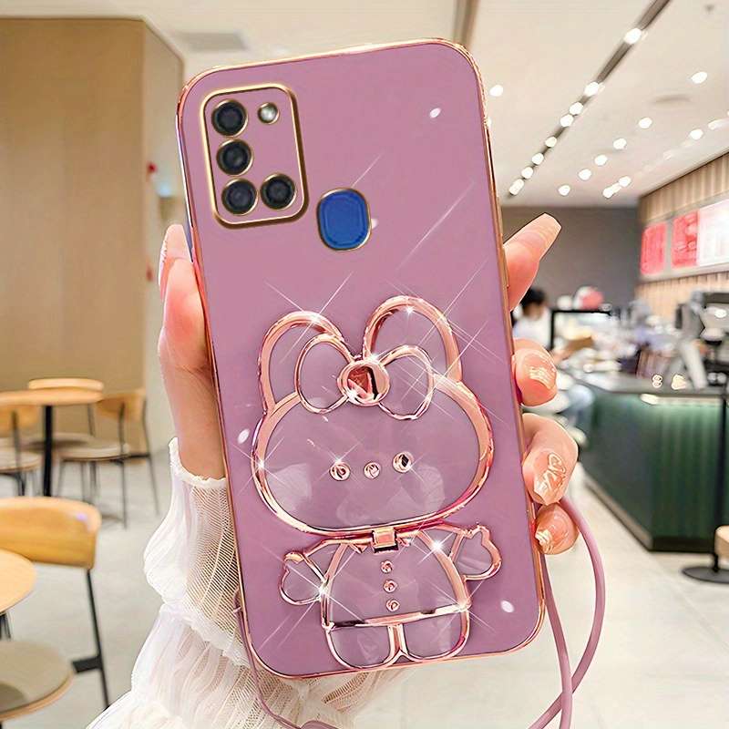 1pc Purple For Samsung Galaxy A21s Phone Cases