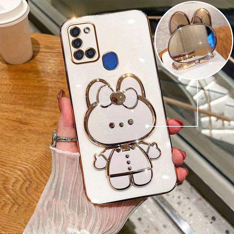 1pc White For Samsung Galaxy A21s Phone Cases