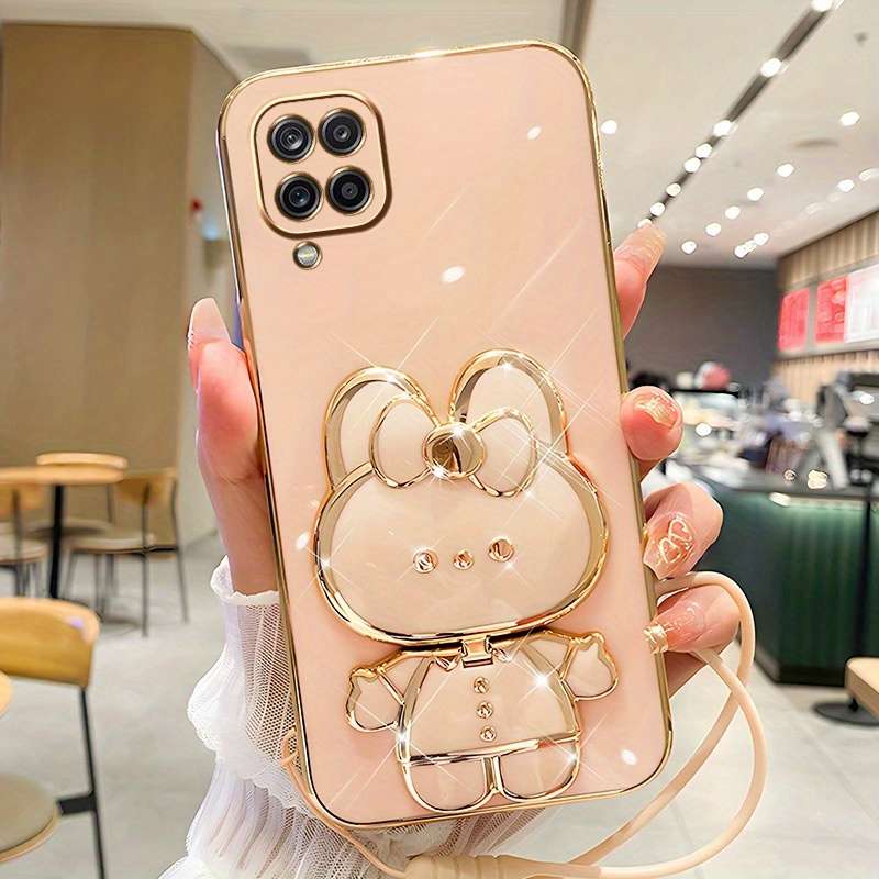 1pc Pink Color For Samsung Galaxy A12 Phone Cases