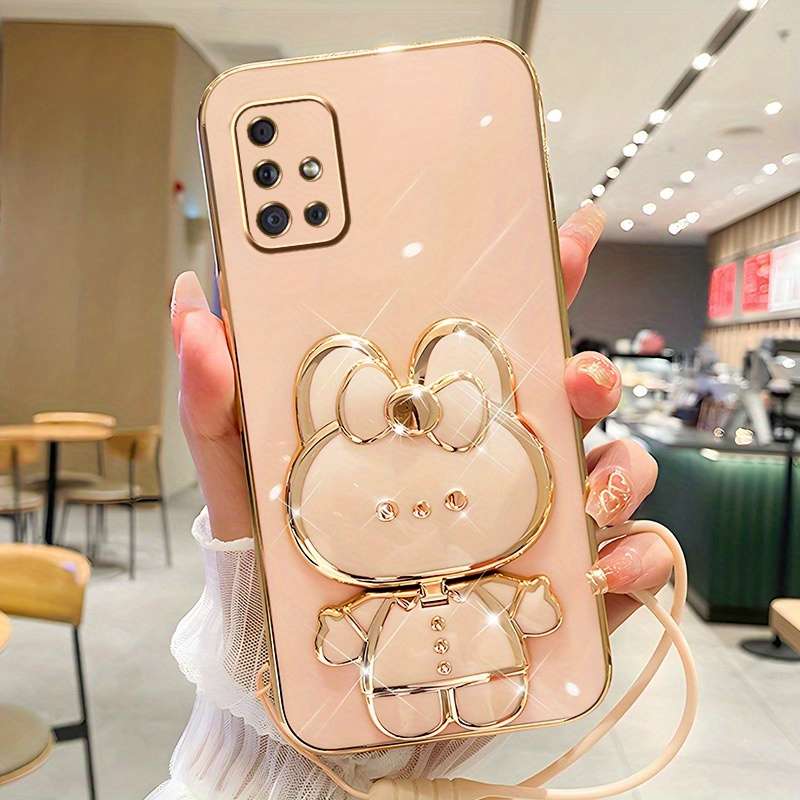 1pc Pink Color For Samsung Galaxy A51 Phone Cases