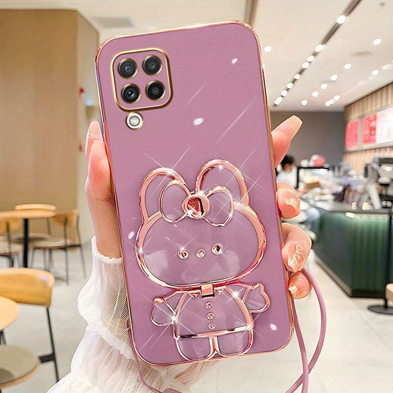 1pc Purple For Samsung Galaxy A22 Phone Cases