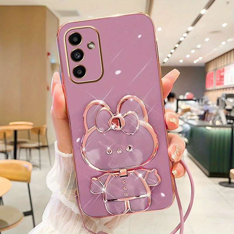 1pc Purple For Samsung Galaxy A15 Phone Cases