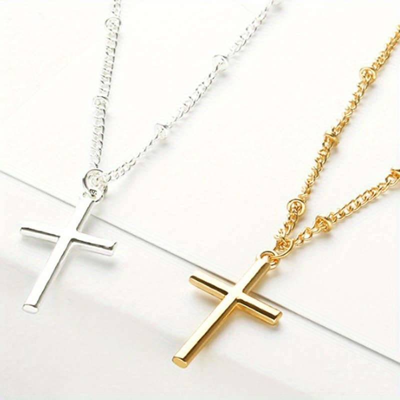 Goldenx2 Add Silveryx2 Jesus Theme Pendant