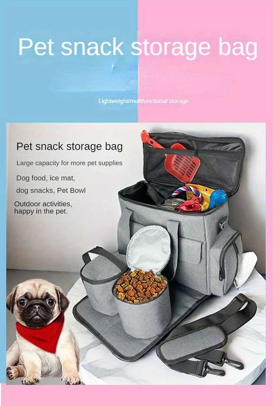 1pc grey Pet Bag