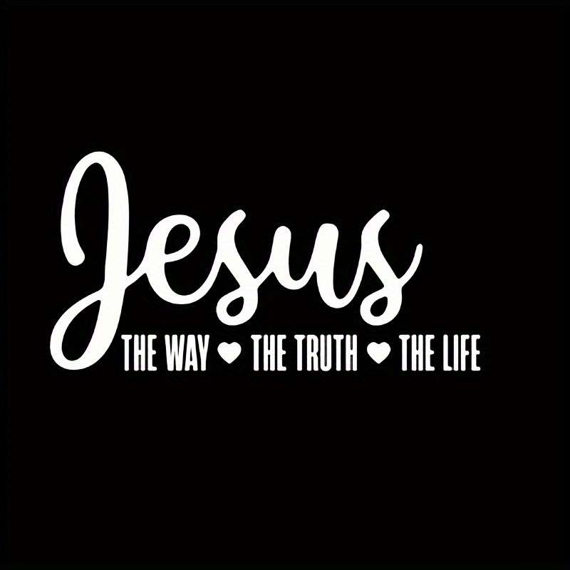 1pc Black Jesus Christian Themed Stickers