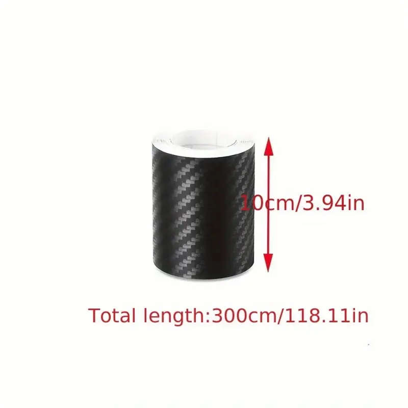 Carbon Fiber Car Door Trim Stickers Multifunctional Waterproof and Scratch-Resistant