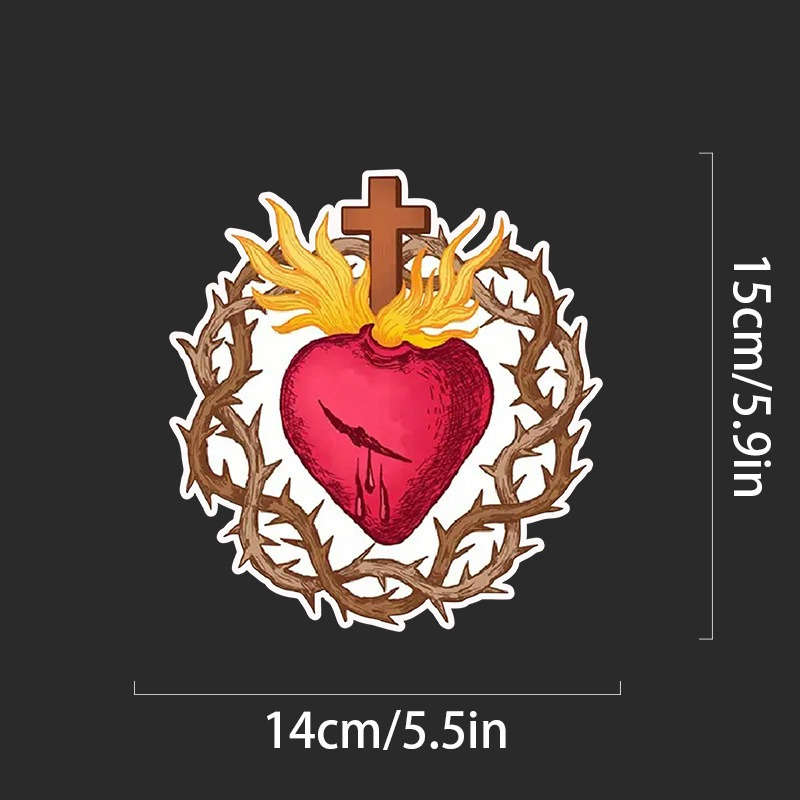1pc Jesus Christian Themed Stickers