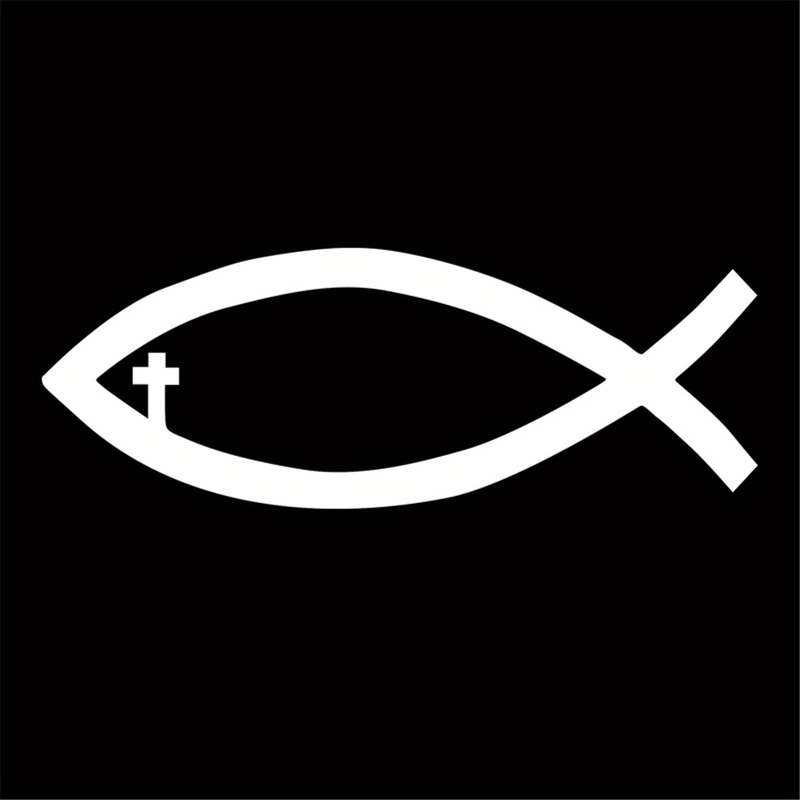 1pc Black Jesus Christian Themed Stickers