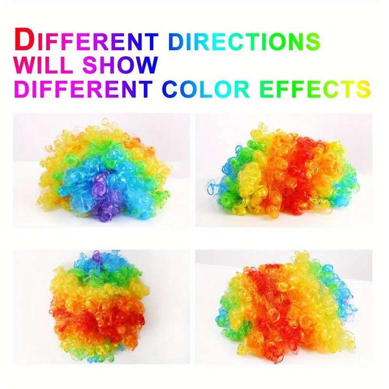 1Pc Rainbow 1pc Fashion Design Wig