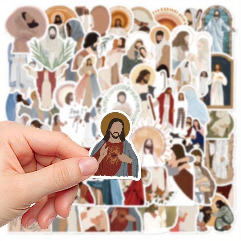 52pcs Jesus Jesus Christian Themed Stickers