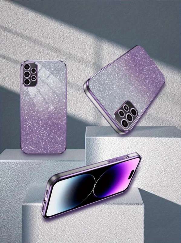 1pc Pink Color For Samsung Galaxy A52 Phone Cases