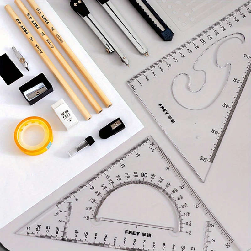 1 Set of Professional Drawing And Drafting Tools Precision Geometry And CAD Tools Suitable for Stude