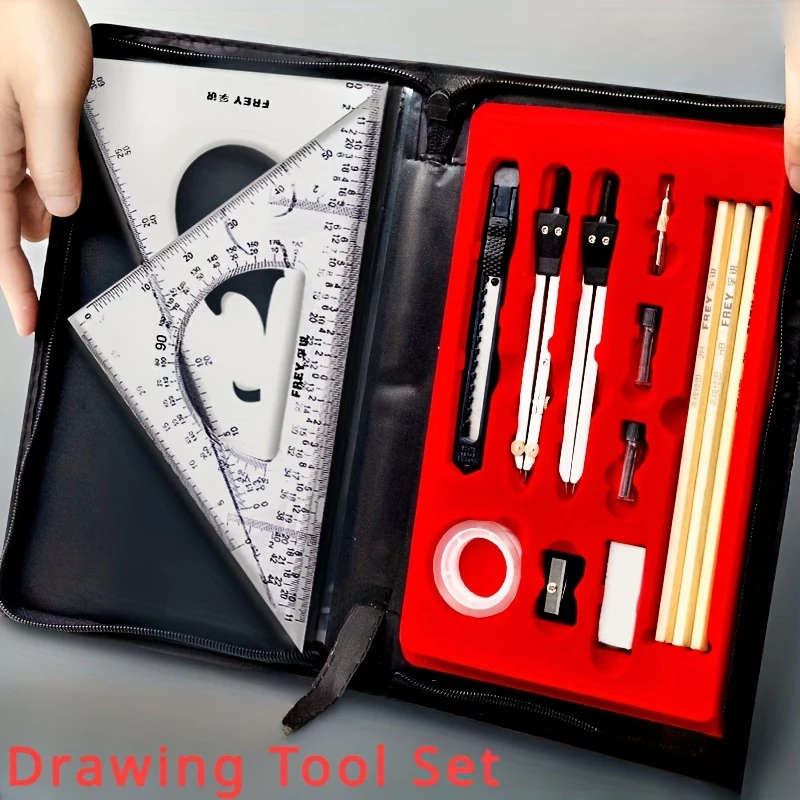 1 Set of Professional Drawing And Drafting Tools Precision Geometry And CAD Tools Suitable for Stude