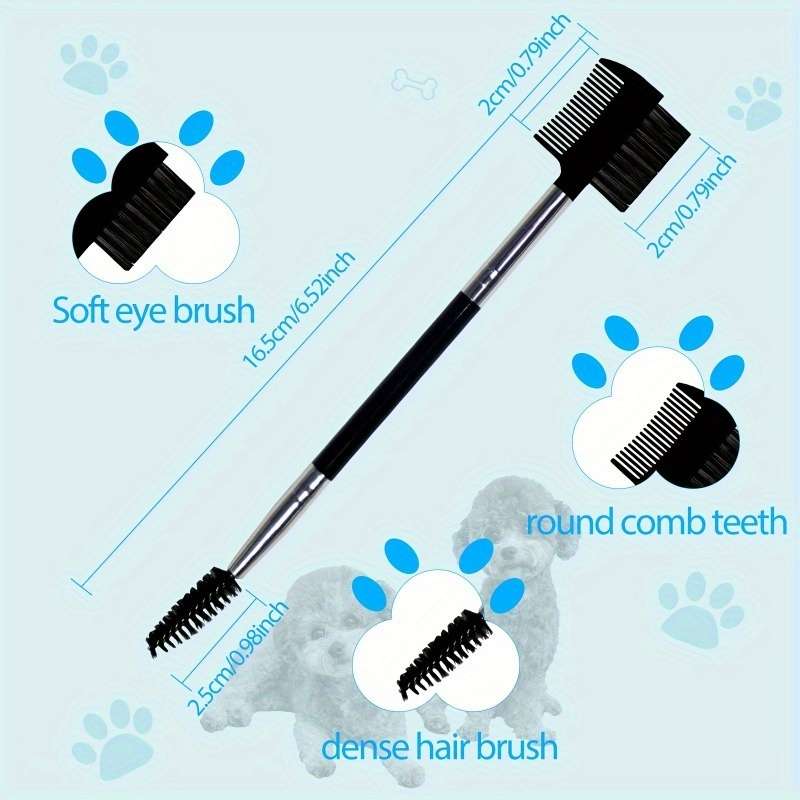 2pcS Black Pet Comb