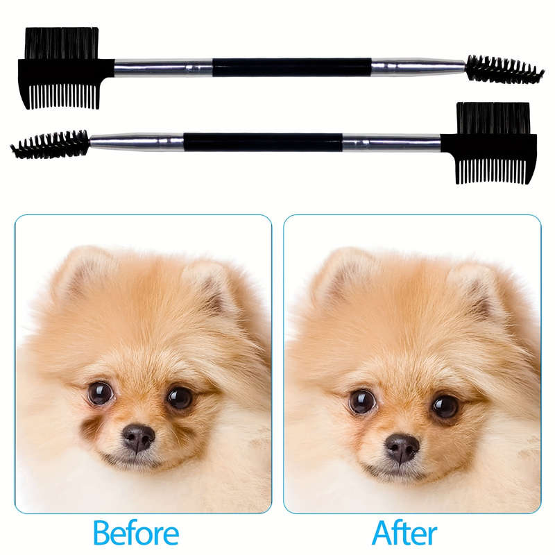 2pcS Black Pet Comb