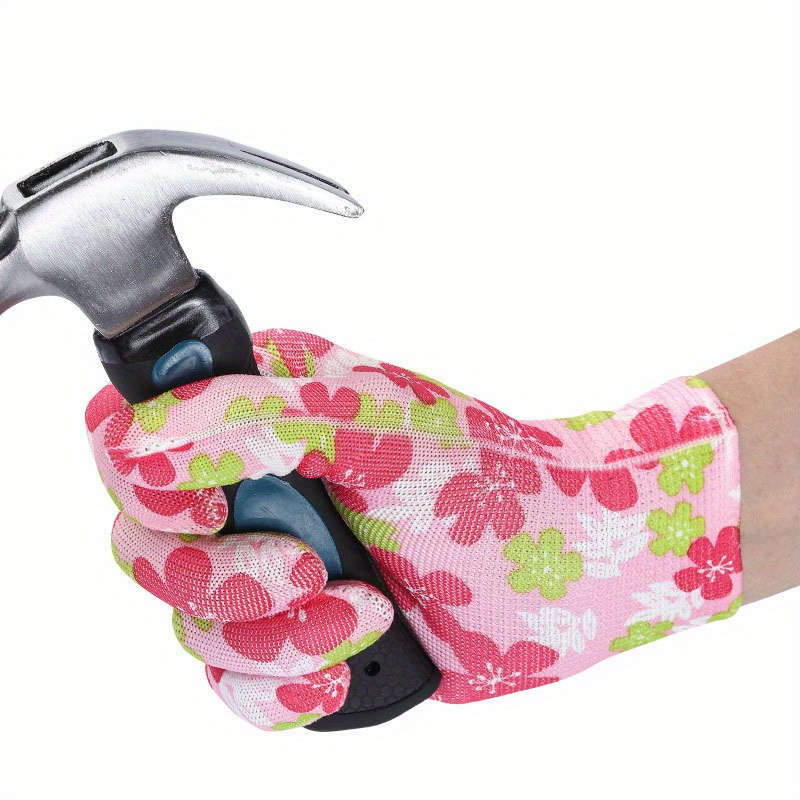 1 Pair Blue Multi Purpose Work Gloves