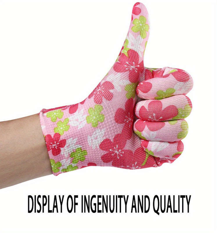 1 Pair Blue Multi Purpose Work Gloves