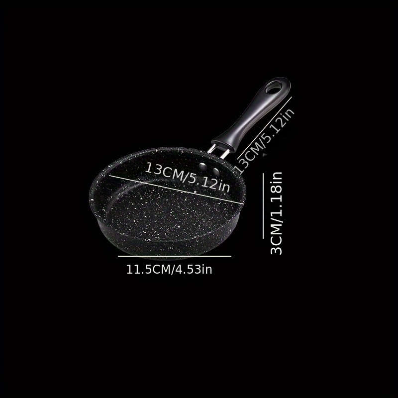 1pc Compact Non-Stick Egg Frying Pan Versatile for Induction Gas Stoves Ideal for Breakfast L