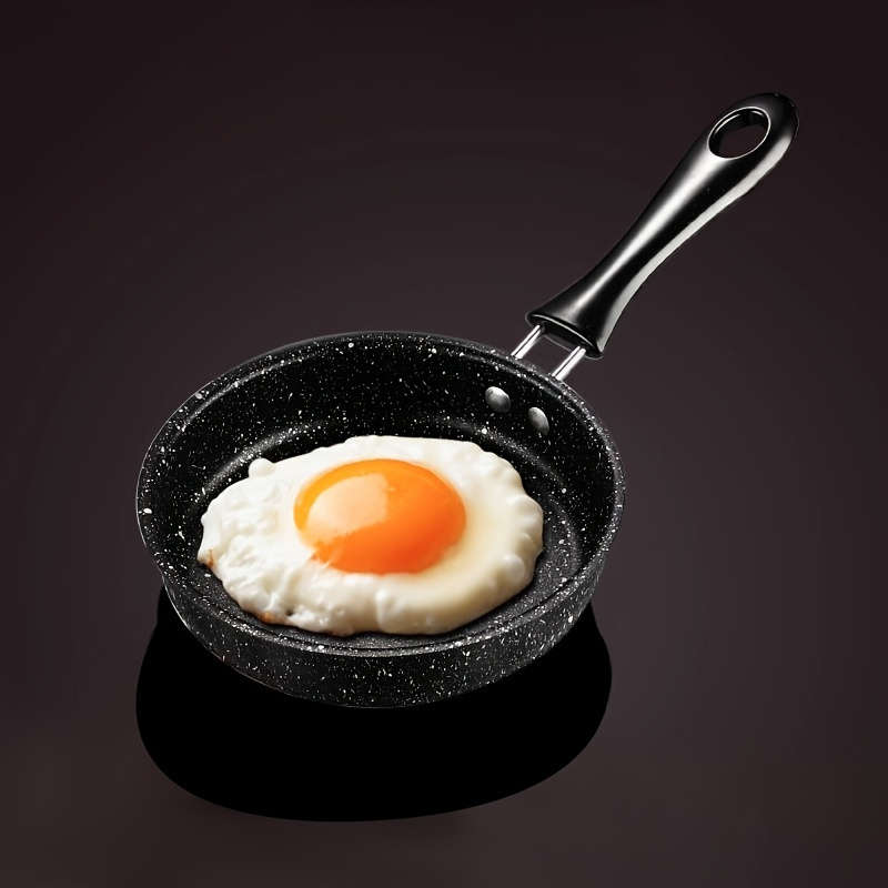 1pc Compact Non-Stick Egg Frying Pan Versatile for Induction Gas Stoves Ideal for Breakfast L