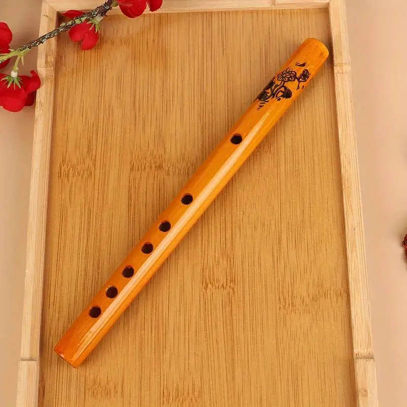 1pc Premium Bamboo Flute 6-Hole Traditional Chinese Woodwind Instrument