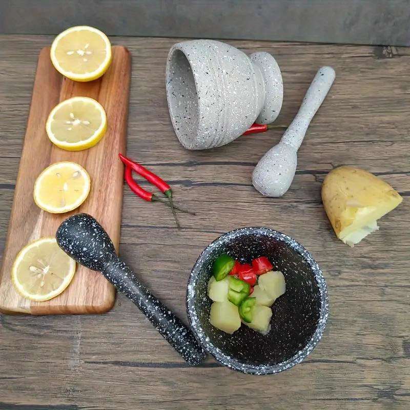 1Set Grinding Bowl Kitchen Garlic Masher Kitchen Peper Crusher Multi-purpose Grinder Home Garli
