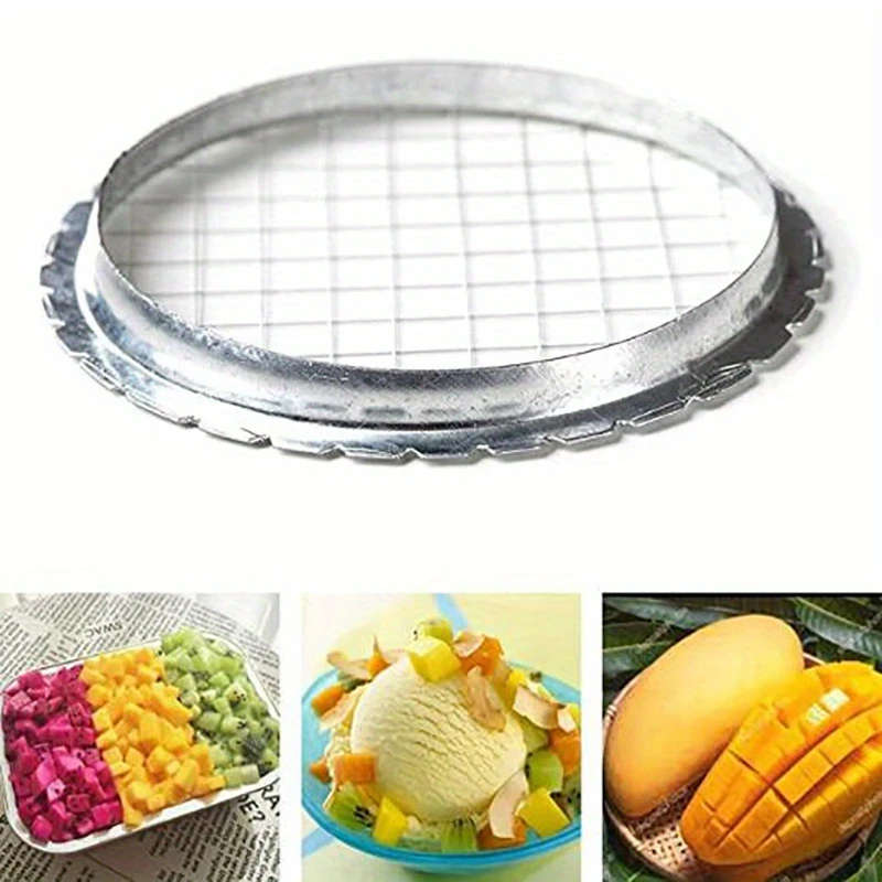 1Pc Premium Stainless Steel Egg Vegetable Slicer Durable Kitchen Chopper For Salads